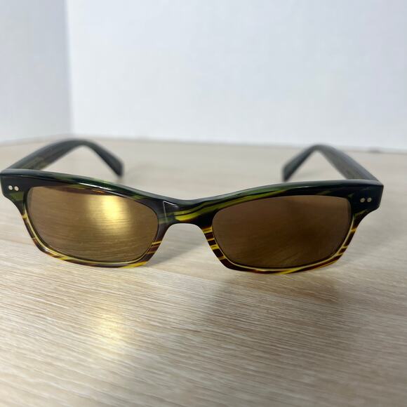 Jean Lafont Paris Felicie 414 Sunglasses READ DESC Brown Green 50-16-142 main image 12